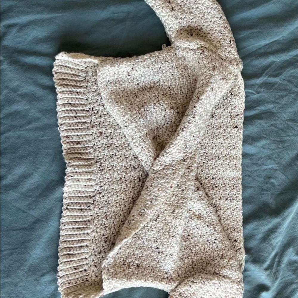 Cozy Knit Women's Sweater - Cream
